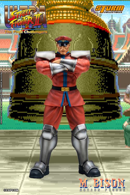 PRE-ORDER - Ultra Street Fighter II: The Final Challengers M. Bison 1/12 Scale Action Figure