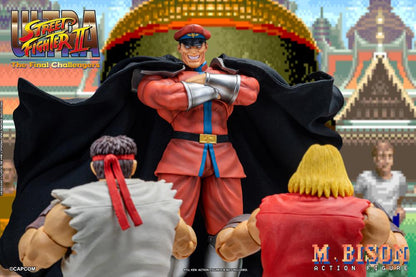 PRE-ORDER - Ultra Street Fighter II: The Final Challengers M. Bison 1/12 Scale Action Figure