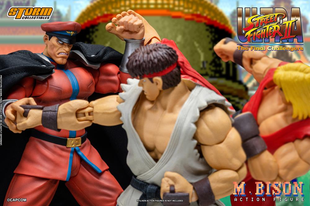 PRE-ORDER - Ultra Street Fighter II: The Final Challengers M. Bison 1/12 Scale Action Figure