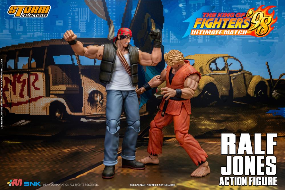 PRE-ORDER - The King of Fighters '98 Ultimate Match Ralf Jones 1/12 Scale Action Figure