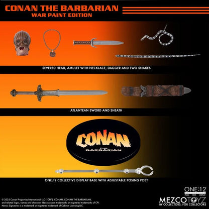 Pre-Order: Conan the Barbarian (1982) One:12 Collective Conan (War Paint Edition) Action Figure