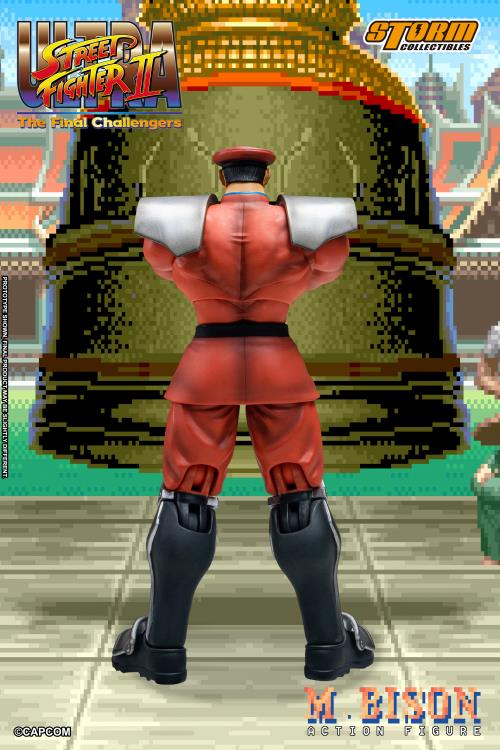 PRE-ORDER - Ultra Street Fighter II: The Final Challengers M. Bison 1/12 Scale Action Figure