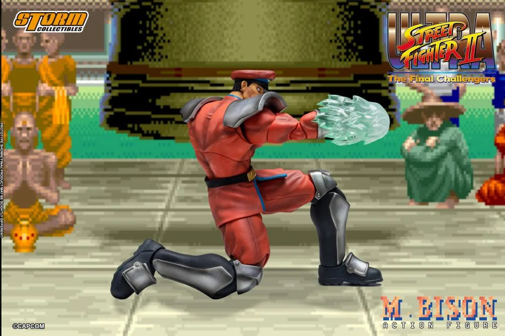 PRE-ORDER - Ultra Street Fighter II: The Final Challengers M. Bison 1/12 Scale Action Figure