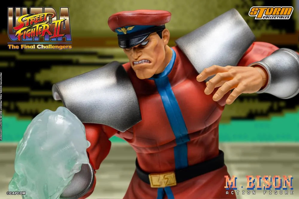 PRE-ORDER - Ultra Street Fighter II: The Final Challengers M. Bison 1/12 Scale Action Figure