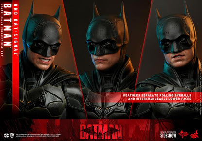 The Batman MMS641 Batman & Bat-Signal 1/6th Scale Collectible Figure Set