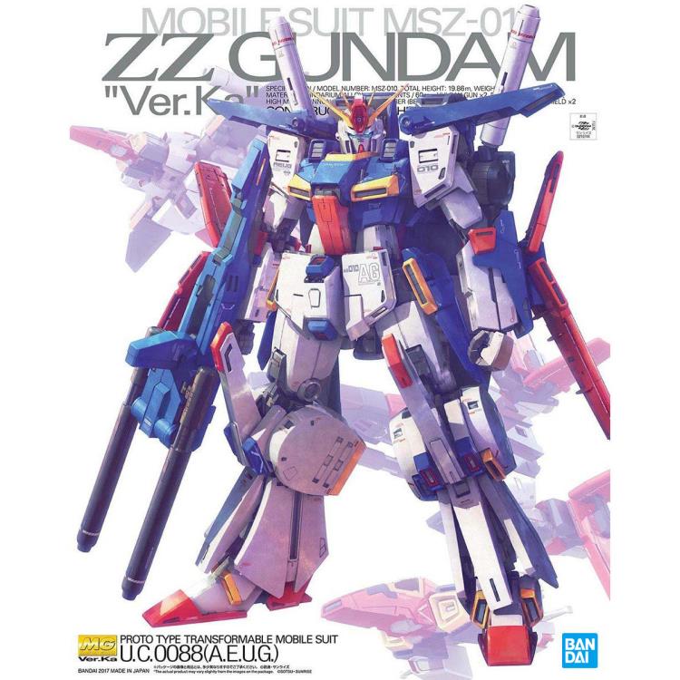 Mobile Suit Gundam ZZ MG ZZ Gundam (Ver.Ka) 1/100 Scale Model Kit