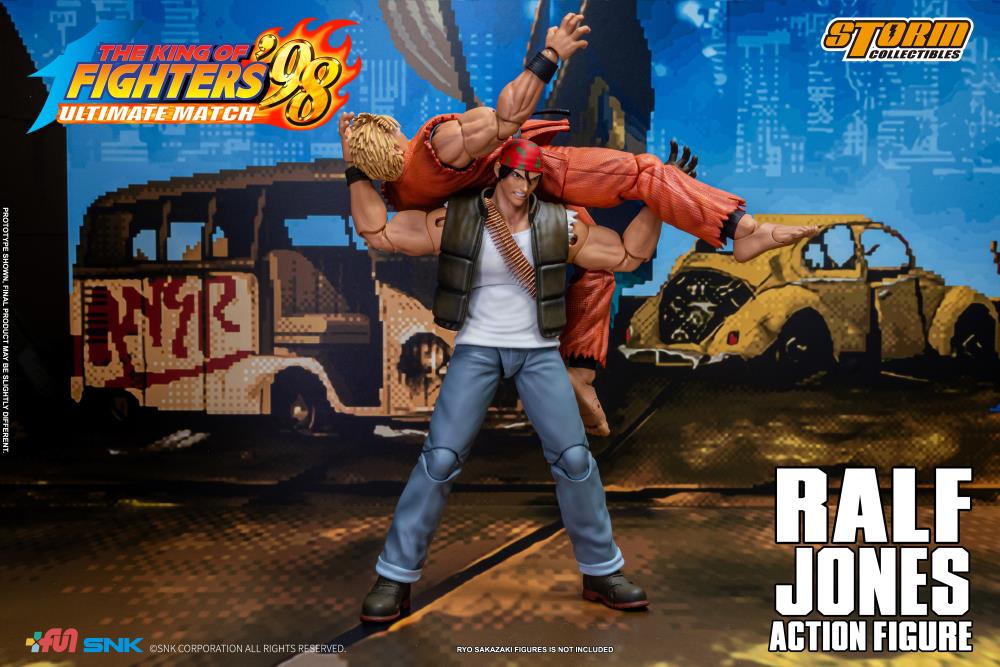 PRE-ORDER - The King of Fighters '98 Ultimate Match Ralf Jones 1/12 Scale Action Figure