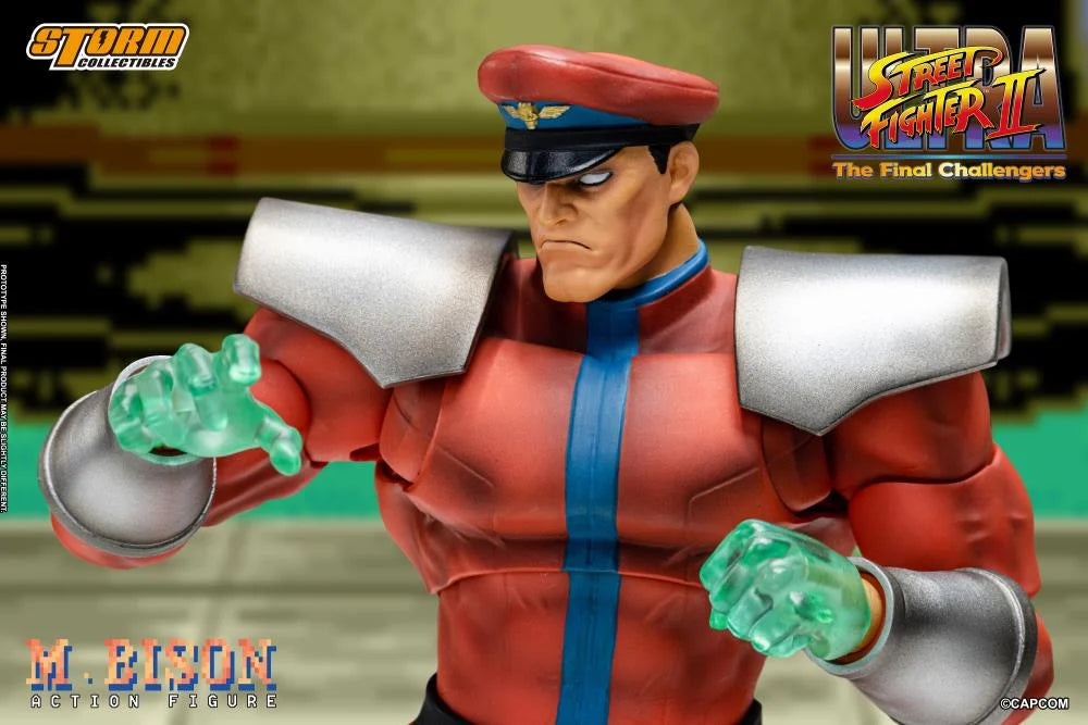 PRE-ORDER - Ultra Street Fighter II: The Final Challengers M. Bison 1/12 Scale Action Figure