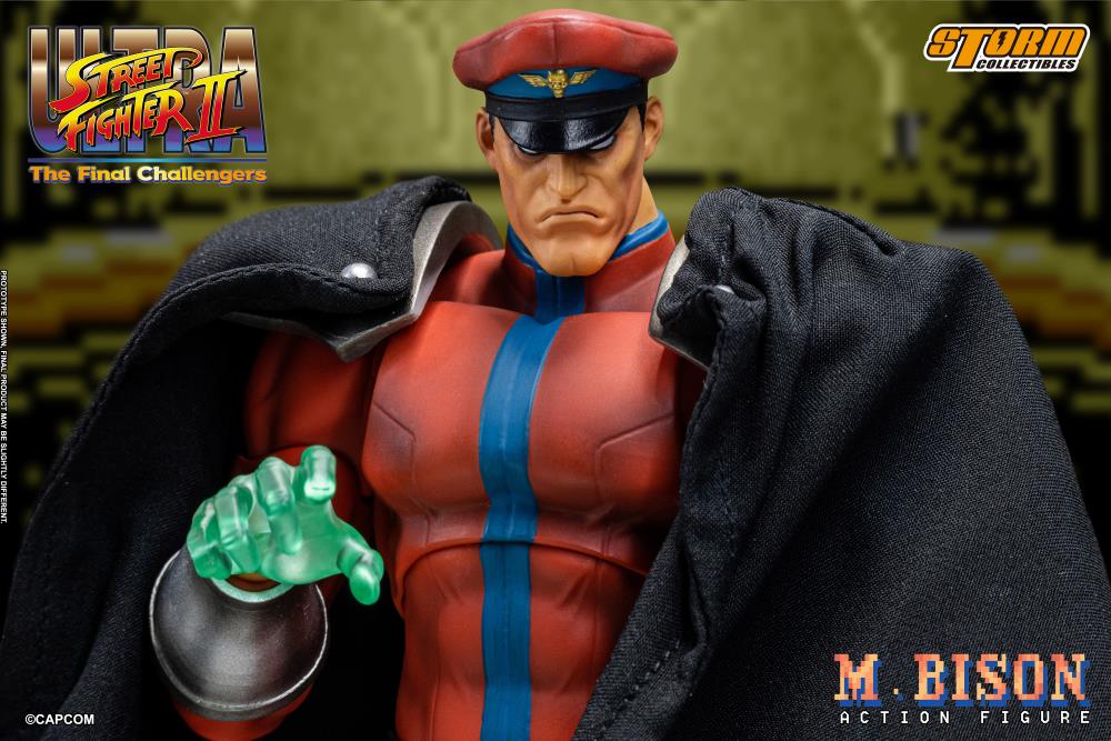 PRE-ORDER - Ultra Street Fighter II: The Final Challengers M. Bison 1/12 Scale Action Figure