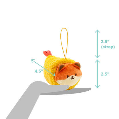 Anirollz - Shrimp Tempura Foxiroll Plush Keychain