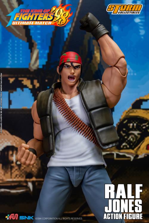 PRE-ORDER - The King of Fighters '98 Ultimate Match Ralf Jones 1/12 Scale Action Figure