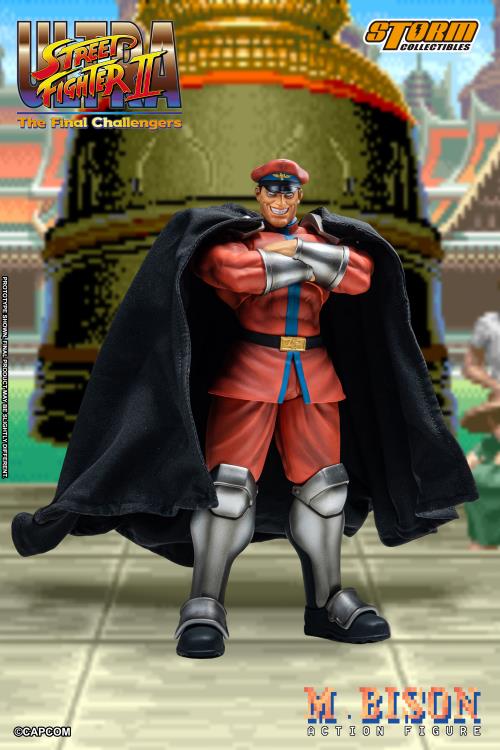 PRE-ORDER - Ultra Street Fighter II: The Final Challengers M. Bison 1/12 Scale Action Figure