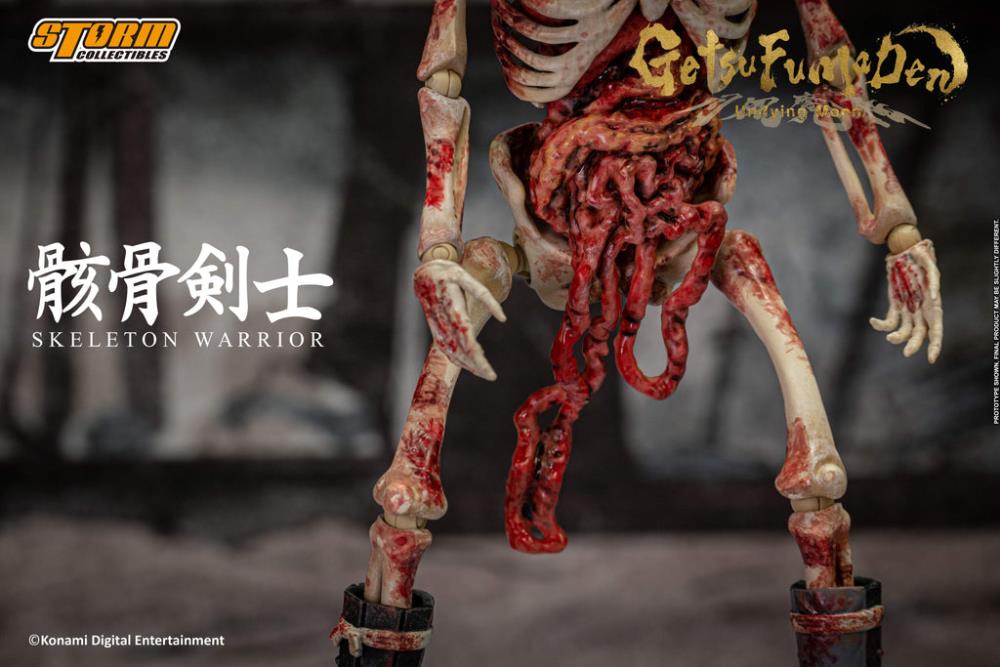 Getsu Fuma Den: Undying Moon Skeleton Warrior 1/12 Scale Figure Two-Pack