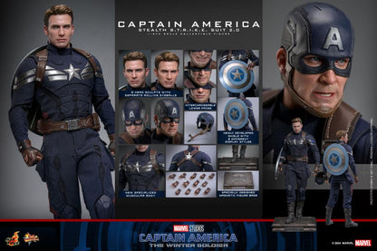 Pre-Order - Captain America: The Winter Soldier MMS783 Captain America (Stealth S.T.R.I.K.E. Suit 2.0) 1/6th Scale Collectible Figure