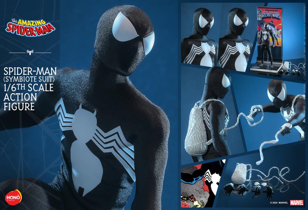 Pre-Order - Marvel Comics HS04 Spider-Man (Symbiote Suit) 1/6th Scale Collectible Figure