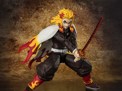 PRE-ORDER - Demon Slayer: Kimetsu no Yaiba S.H.Figuarts Kyojuro Rengoku Action Figure