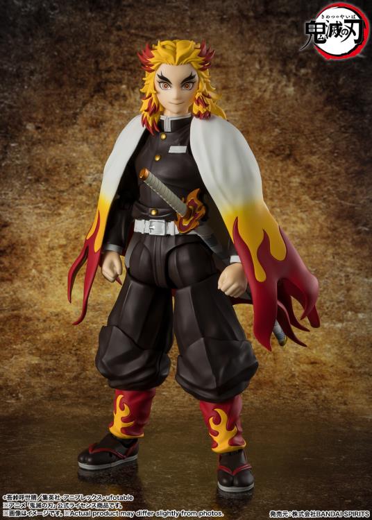 PRE-ORDER - Demon Slayer: Kimetsu no Yaiba S.H.Figuarts Kyojuro Rengoku Action Figure