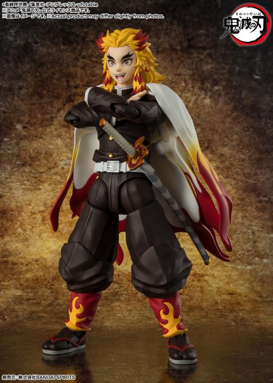 PRE-ORDER - Demon Slayer: Kimetsu no Yaiba S.H.Figuarts Kyojuro Rengoku Action Figure