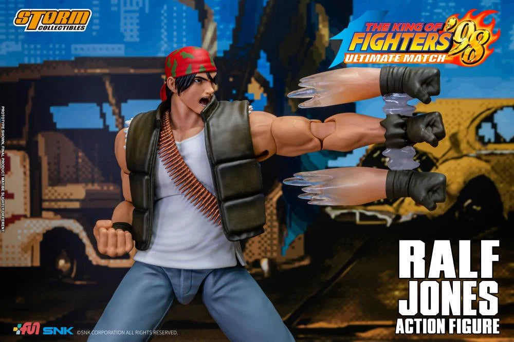 PRE-ORDER - The King of Fighters '98 Ultimate Match Ralf Jones 1/12 Scale Action Figure