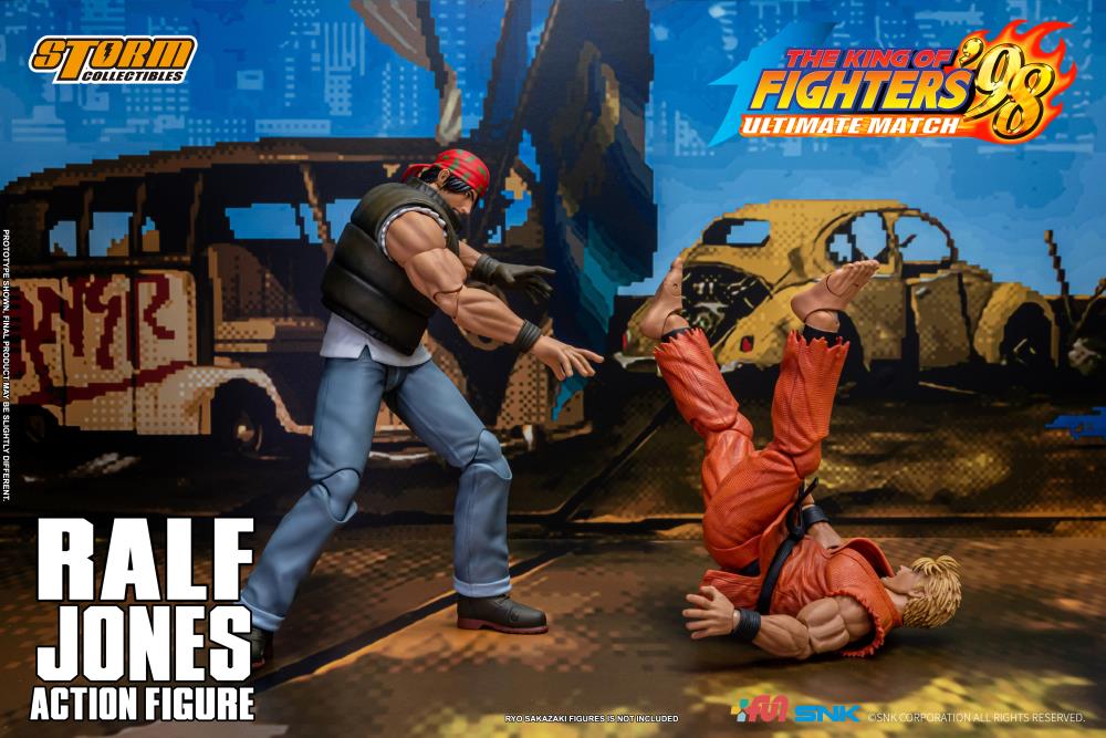 PRE-ORDER - The King of Fighters '98 Ultimate Match Ralf Jones 1/12 Scale Action Figure