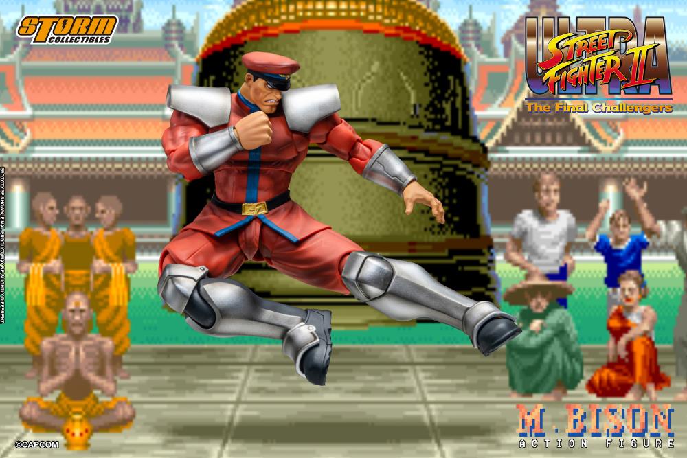 PRE-ORDER - Ultra Street Fighter II: The Final Challengers M. Bison 1/12 Scale Action Figure