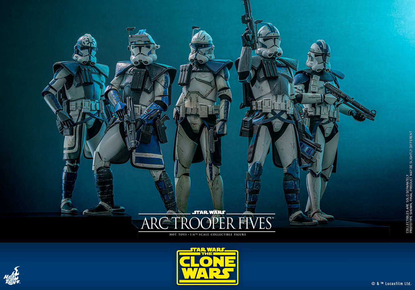 PRE-ORDER: Star Wars: The Clone Wars TMS132 Arc Trooper Fives 1/6th Scale Collectible Figure