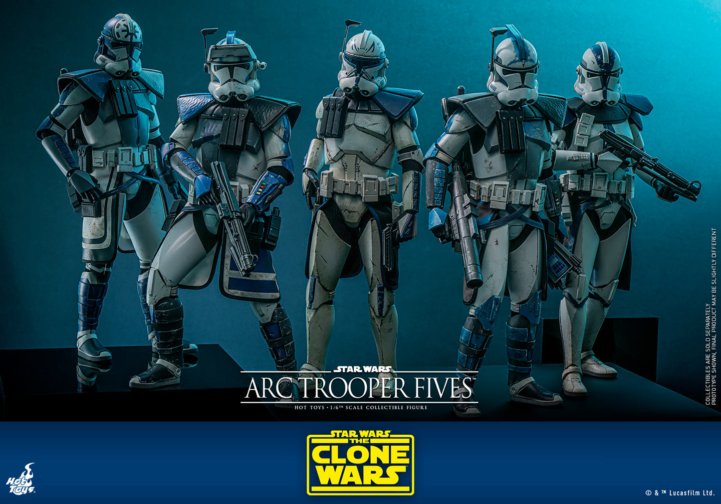 PRE-ORDER: Star Wars: The Clone Wars TMS132 Arc Trooper Fives 1/6th Scale Collectible Figure