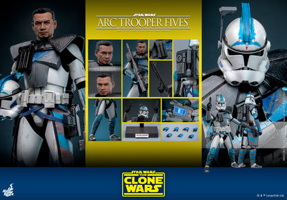 PRE-ORDER: Star Wars: The Clone Wars TMS132 Arc Trooper Fives 1/6th Scale Collectible Figure