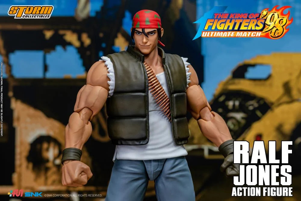 PRE-ORDER - The King of Fighters '98 Ultimate Match Ralf Jones 1/12 Scale Action Figure