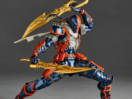 Pre-Order -DC Comics Amazing Yamaguchi Revoltech NR059 Deathstroke (Ver. 1.5)