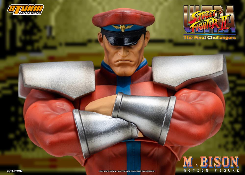 PRE-ORDER - Ultra Street Fighter II: The Final Challengers M. Bison 1/12 Scale Action Figure