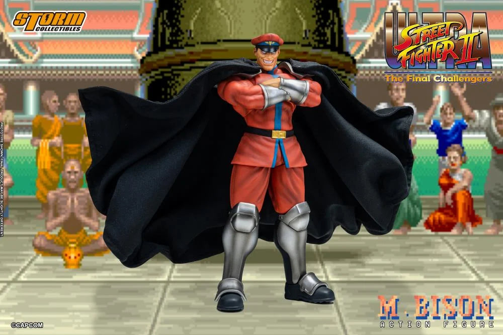 PRE-ORDER - Ultra Street Fighter II: The Final Challengers M. Bison 1/12 Scale Action Figure