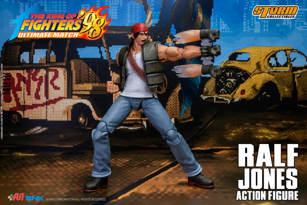 PRE-ORDER - The King of Fighters '98 Ultimate Match Ralf Jones 1/12 Scale Action Figure