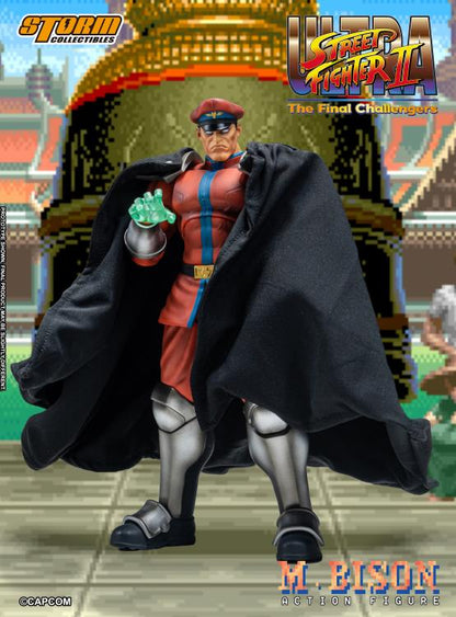 PRE-ORDER - Ultra Street Fighter II: The Final Challengers M. Bison 1/12 Scale Action Figure