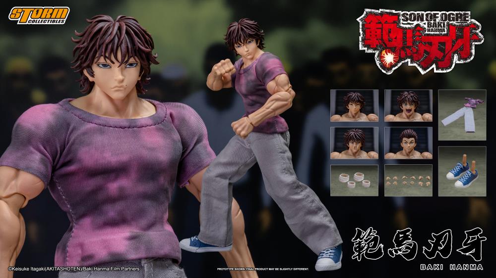 Pre-Order - Baki Hanma: Son of Ogre Baki Hanma 1/12 Scale Action Figure