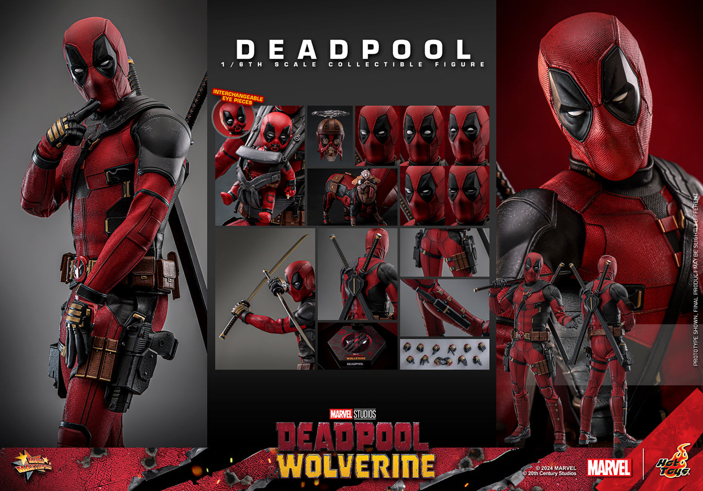 Pre-Order - Deadpool & Wolverine MMS746 Deadpool 1/6th Scale Collectible Figure