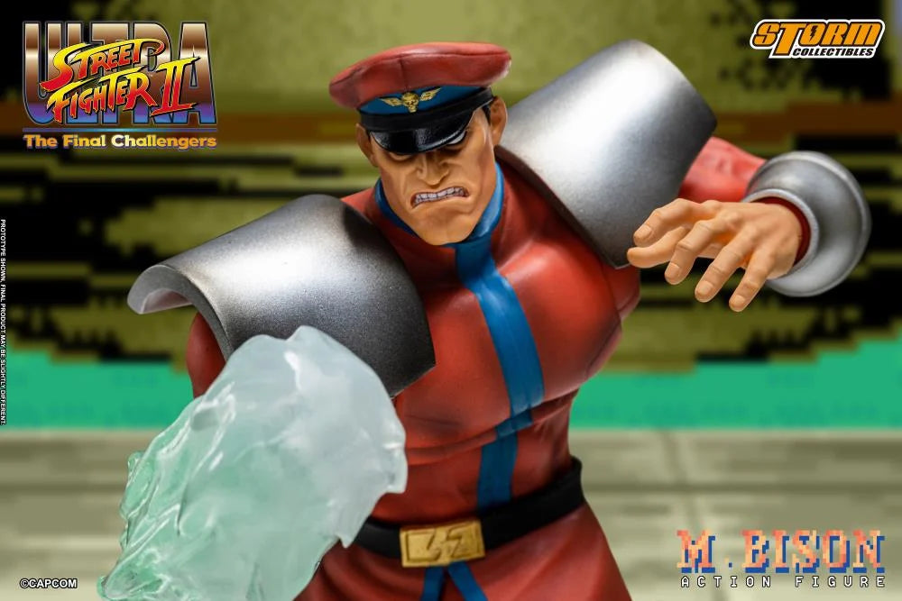 PRE-ORDER - Ultra Street Fighter II: The Final Challengers M. Bison 1/12 Scale Action Figure