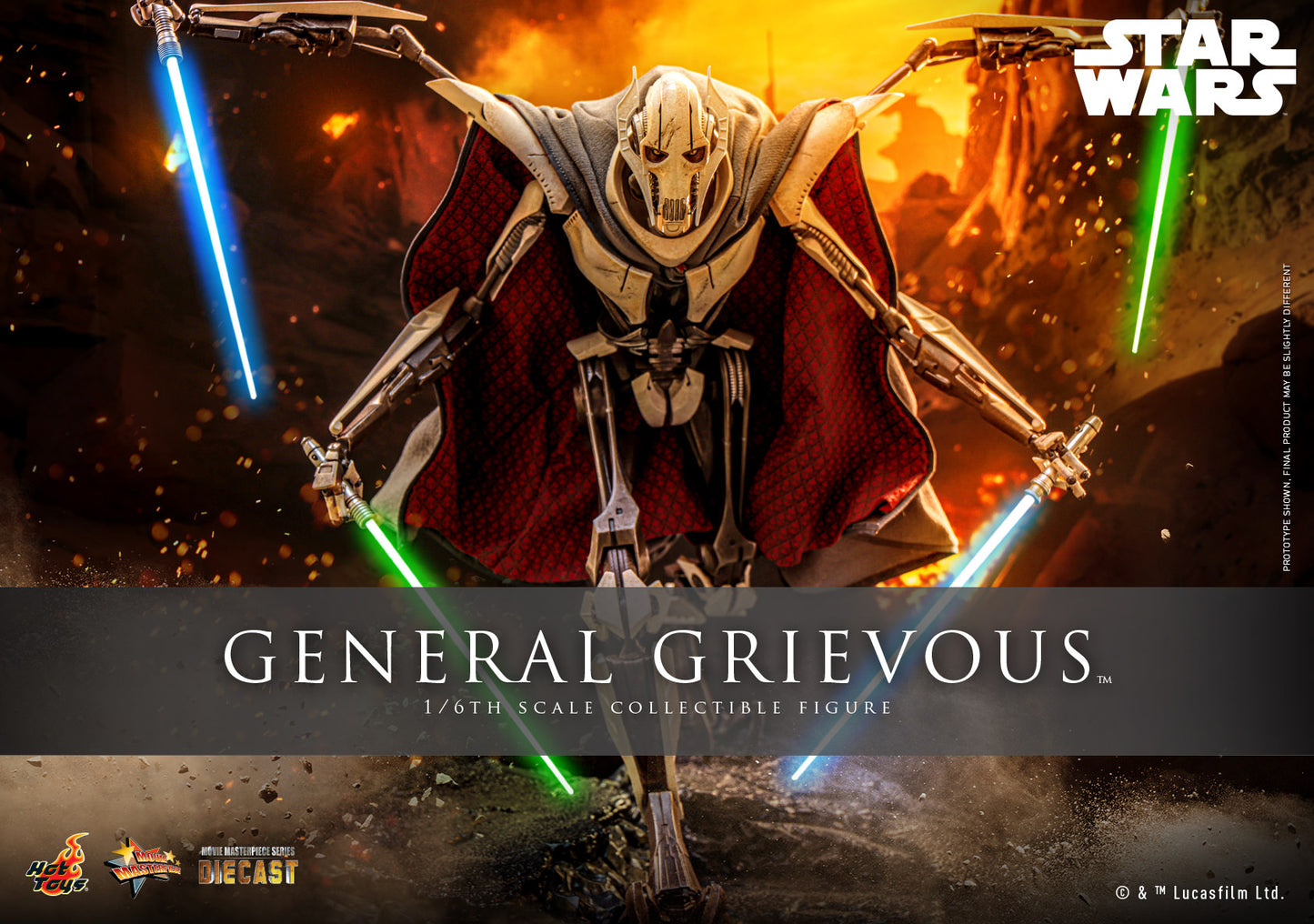 Pre-Order - Star Wars: Revenge of the Sith MMS760D67 General Grievous 1/6th Scale Collectible Figure