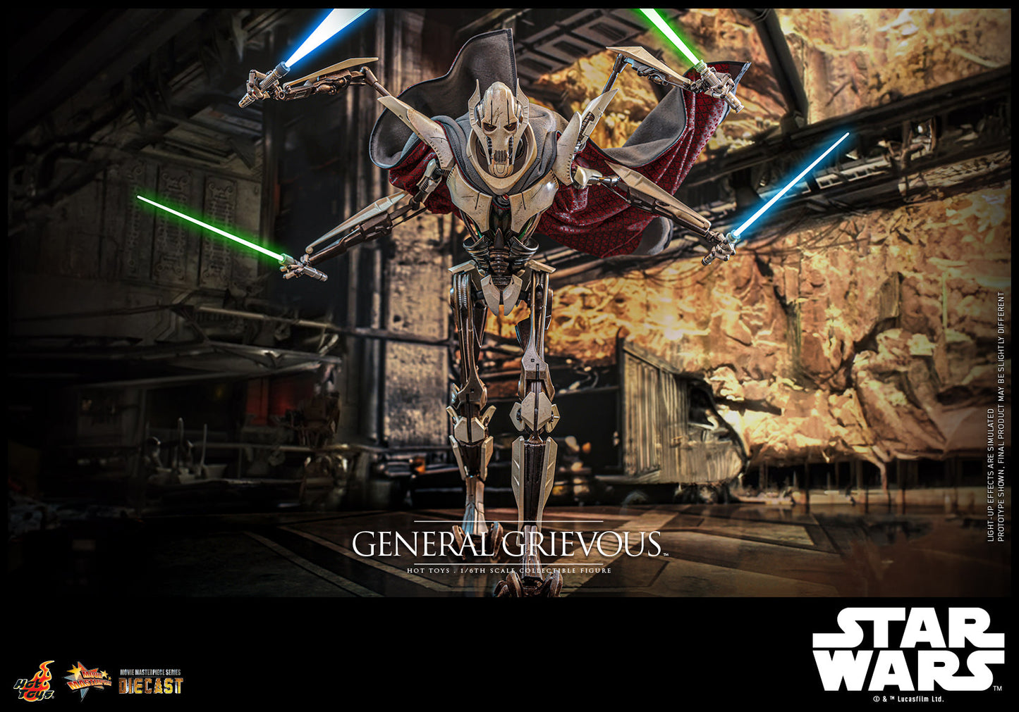 Pre-Order - Star Wars: Revenge of the Sith MMS760D67 General Grievous 1/6th Scale Collectible Figure