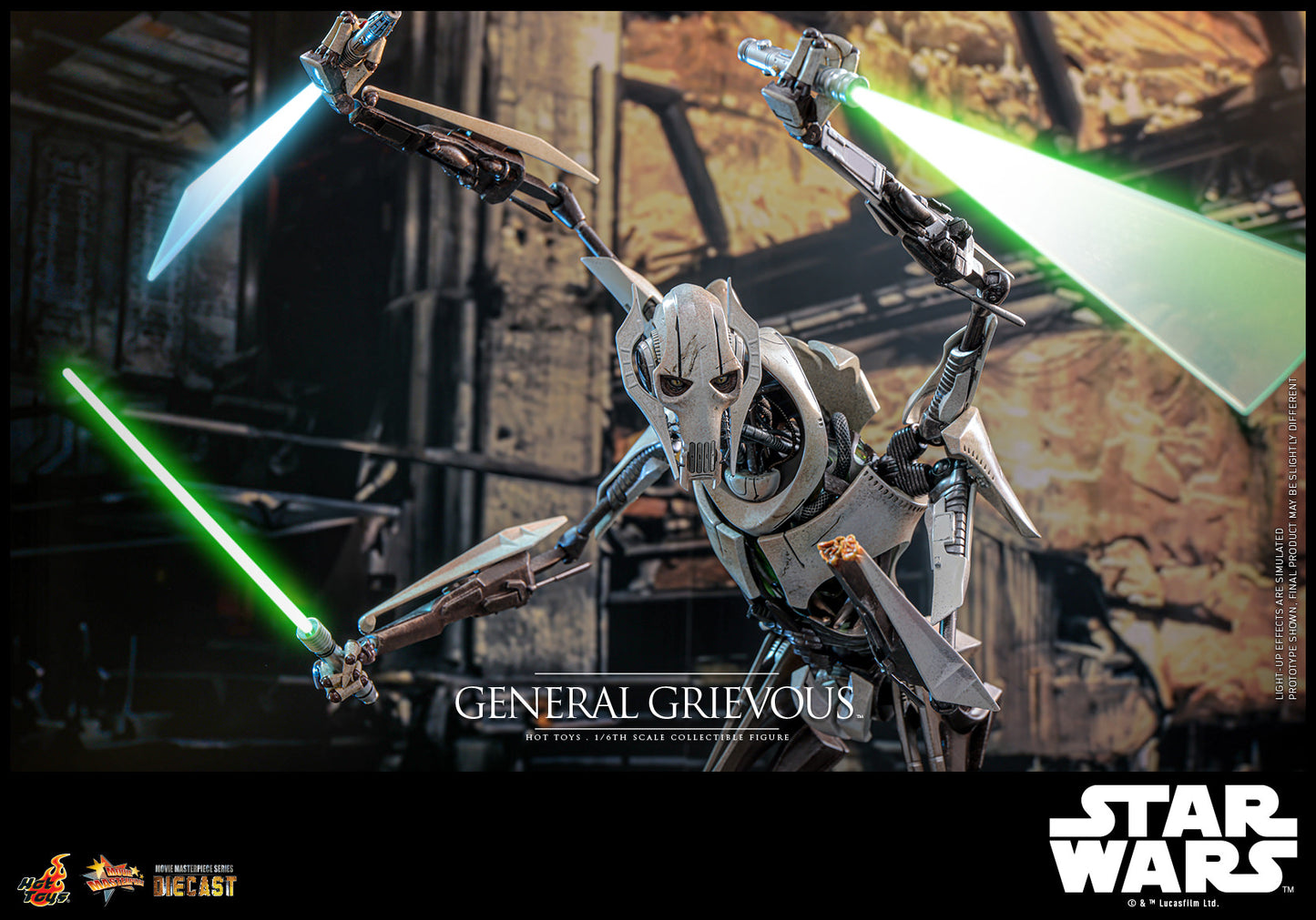 Pre-Order - Star Wars: Revenge of the Sith MMS760D67 General Grievous 1/6th Scale Collectible Figure