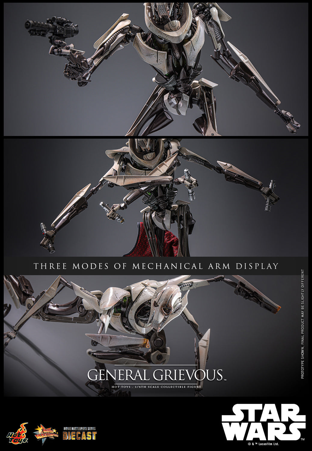 Pre-Order - Star Wars: Revenge of the Sith MMS760D67 General Grievous 1/6th Scale Collectible Figure