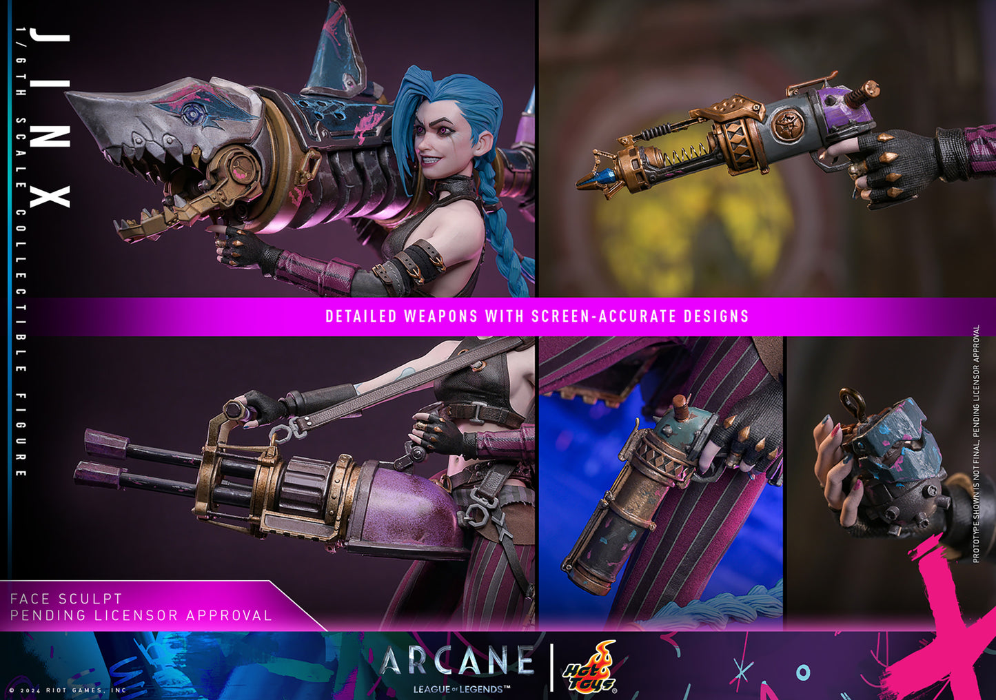 Pre-Order - Arcane TMS137 Jinx 1/6th Scale Collectible Figure