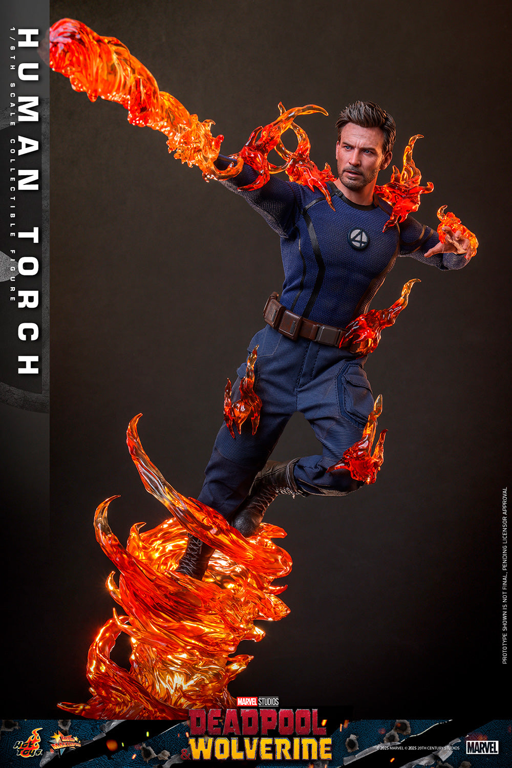 Pre-Order - Deadpool & Wolverine MMS789 Human Torch 1/6th Scale Collectible Figure