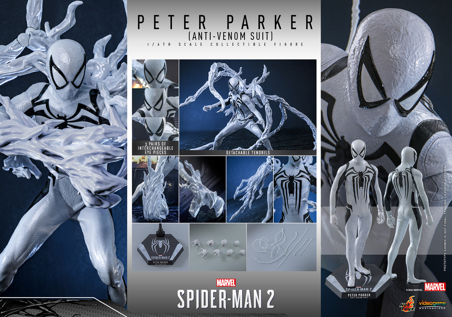 Pre-Order - Marvel's Spider-Man 2 VGM69 Peter Parker (Anti-Venom Suit) 1/6th Scale Collectible Figure