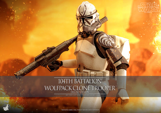 Pre-Order - Star Wars: The Clone Wars TMS143 104th Battalion Wolfpack Clone Trooper Deluxe 1/6th Scale Collectible Figure