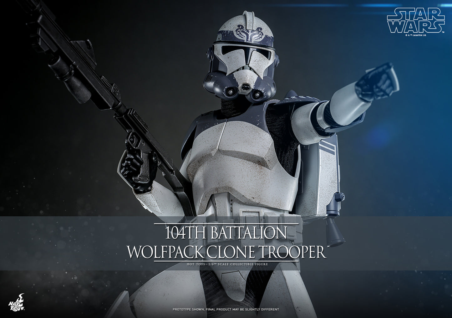 Pre-Order - Star Wars: The Clone Wars TMS142 104th Battalion Wolfpack Clone Trooper 1/6th Scale Collectible Figure