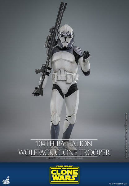 Pre-Order - Star Wars: The Clone Wars TMS142 104th Battalion Wolfpack Clone Trooper 1/6th Scale Collectible Figure