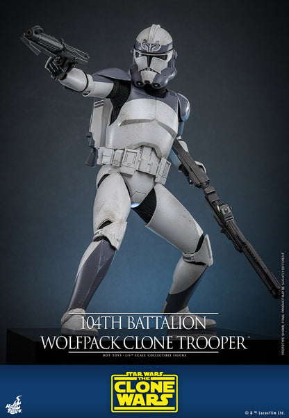 Pre-Order - Star Wars: The Clone Wars TMS142 104th Battalion Wolfpack Clone Trooper 1/6th Scale Collectible Figure