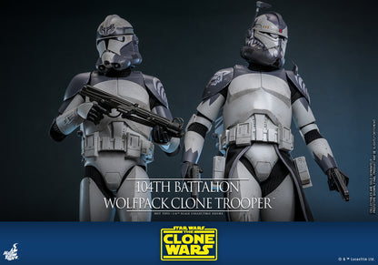 Pre-Order - Star Wars: The Clone Wars TMS142 104th Battalion Wolfpack Clone Trooper 1/6th Scale Collectible Figure