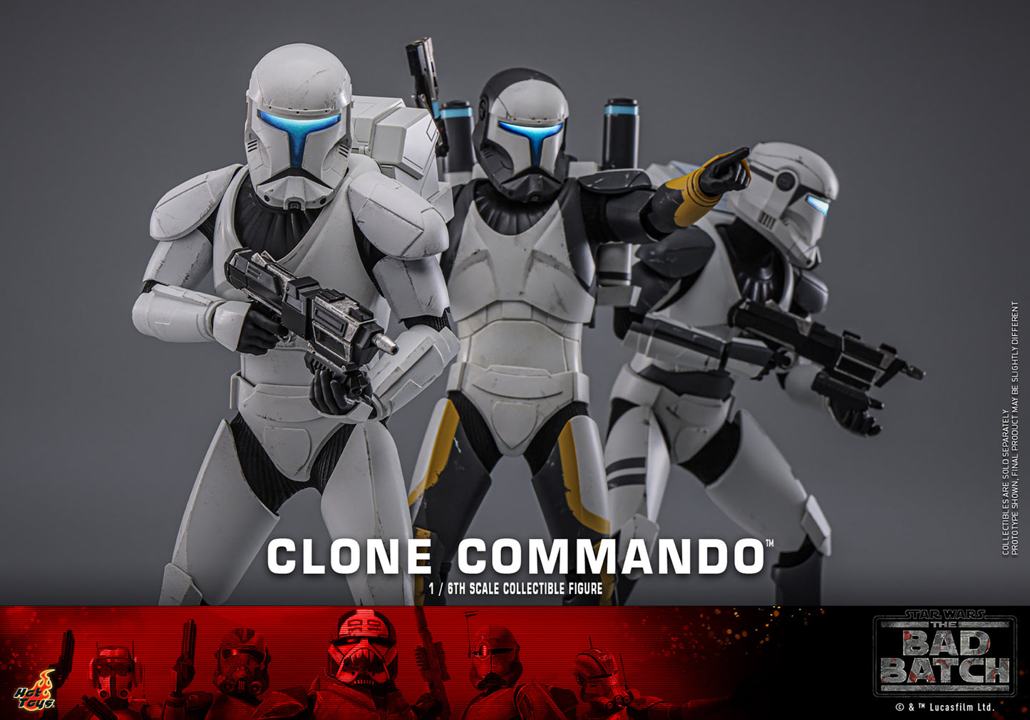 Pre-Order - Star Wars: The Bad Batch TMS131 Clone Commando 1/6th Scale Collectible Figure